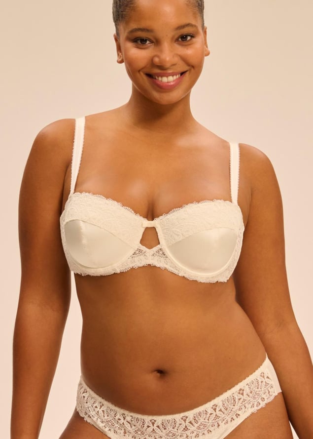 Soutien-gorge bandeau  armatures Simone Prle